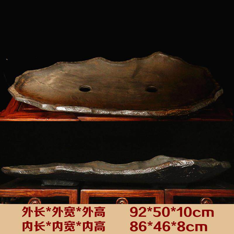 紫砂花盆盆景盆浅盆树桩异形大型大号造景手工南蛮盆图片