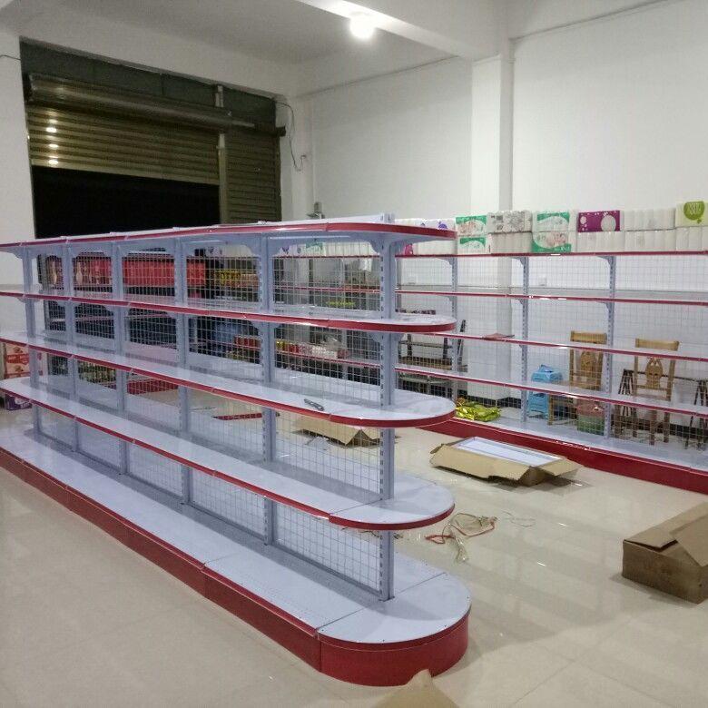 超市货架子加厚展示架小卖部便利店文具店母婴店架置物架单双面