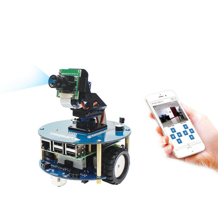 树莓派4代无线视频智能小车 含PI4B-4GB 微雪 AlphaBot2-Pi4B-4GB