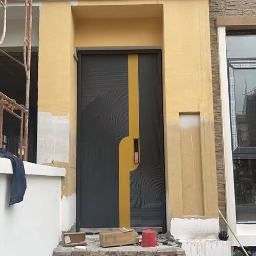 城市小非标铸铝门防盗门入户门精雕铸铝门子母门别墅入户装甲门