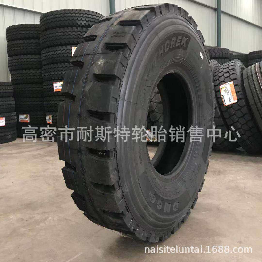 全钢卡车轮胎900/1000/1100/1200R20 矿山大花纹矿山轮胎