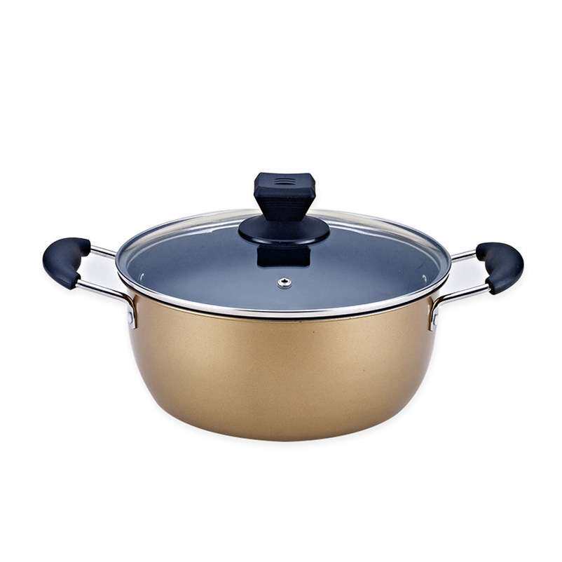 Set of pot kitchen cookware cooking pots 外贸锅具套装三件套