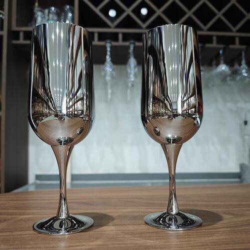 不锈钢304高脚杯鸡尾酒杯 酒吧香槟杯马天尼杯红酒杯甜品雪糕杯