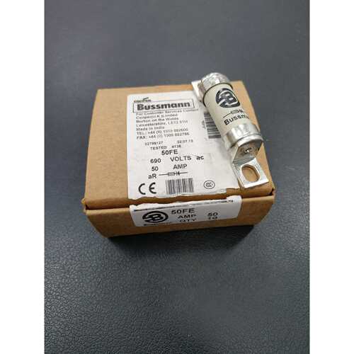 50FE陶瓷管保险丝 50A 690V 巴斯曼BUSSMANN熔断器