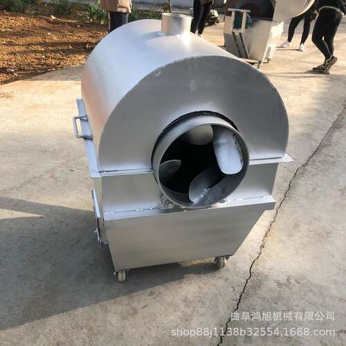 流动摆摊款生芝麻炒制设备 自动温控 立式款炒花生机器