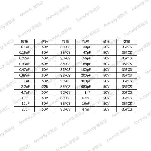 24种独石电容0.1UF-47NF 840只 473 0.15uf 10pf 100pf 104