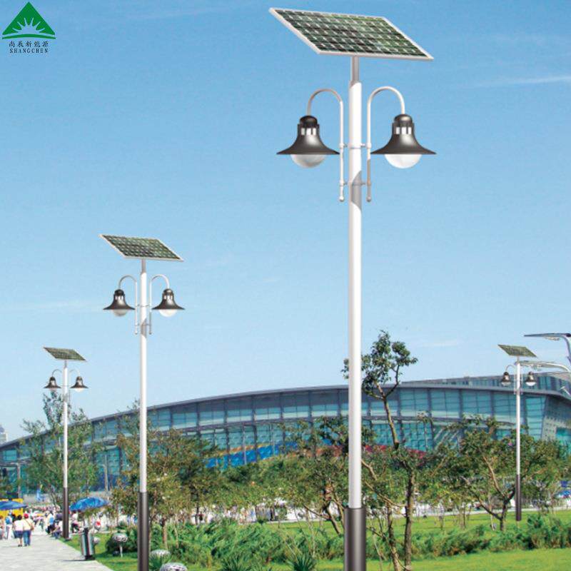 厂家太阳能欧式庭院灯 户外花园新农村别墅高杆led小区道路庭院灯