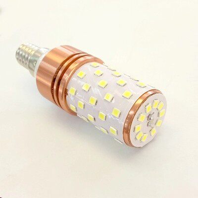 超亮led三色变光玉米灯泡e27e14小口12W16W24W云石玉米泡节能泡