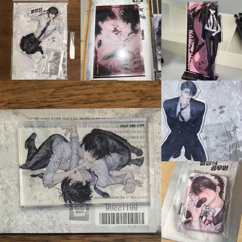 韩谷特聘公务员韩马路线下咖啡厅亚克力砖 cafe咖啡厅立牌周边