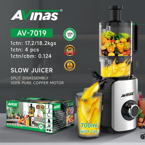Avinas-7019  SLOW JUICER 4PCS/CTN