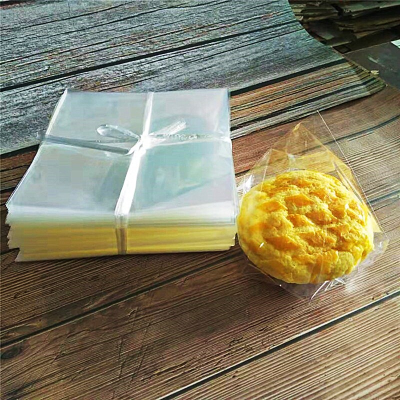 透明三角蛋糕袋子 20*20cm三角食品袋 西点心三角包装袋 滋味双开