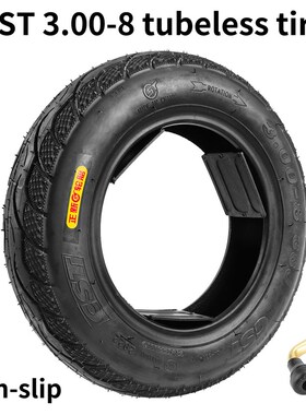 3.00-8真空胎防侧滑手推车外胎送弯嘴气嘴4PR 38J轮胎加厚真空胎