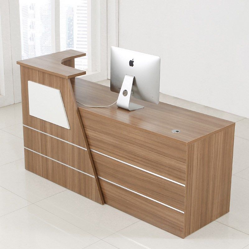 成都接待台公司形象台收银台前台办公电脑 吧台迎宾咨询台