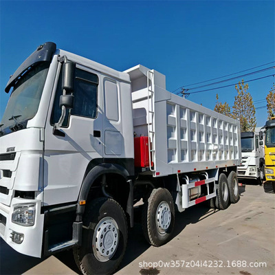 出口加纳重汽HOWO自卸车 8×4 375马力 12轮工程车 Used dumper