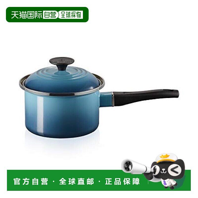 日本直邮le creuset酷彩汤煲搪瓷锅EOS炖锅海洋蓝16cm烹饪用具