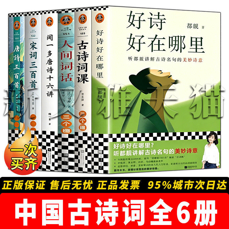 中国古诗词6册经典赏析