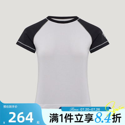 adidas阿迪达斯女子运动休闲短袖T恤KZ5450