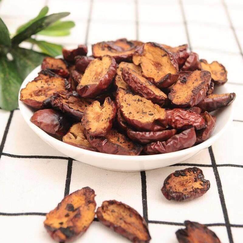 农家铁锅炒红枣干红枣片泡茶500g克包邮现炒现焦枣茶炒糊枣
