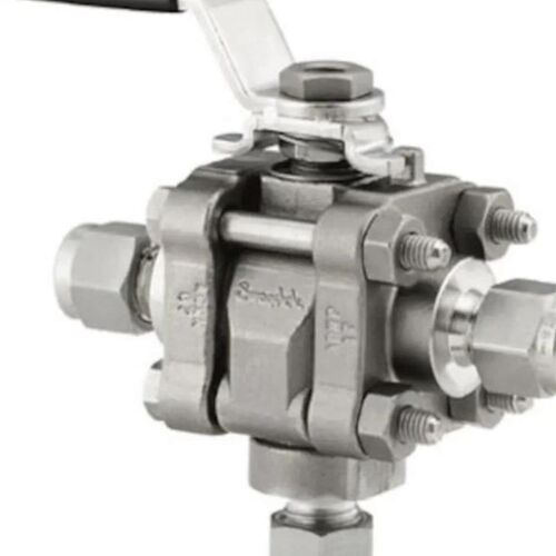 Swagelok世伟洛克(SS-63XTS8)60三通球阀PTFE阀座1/2in卡套