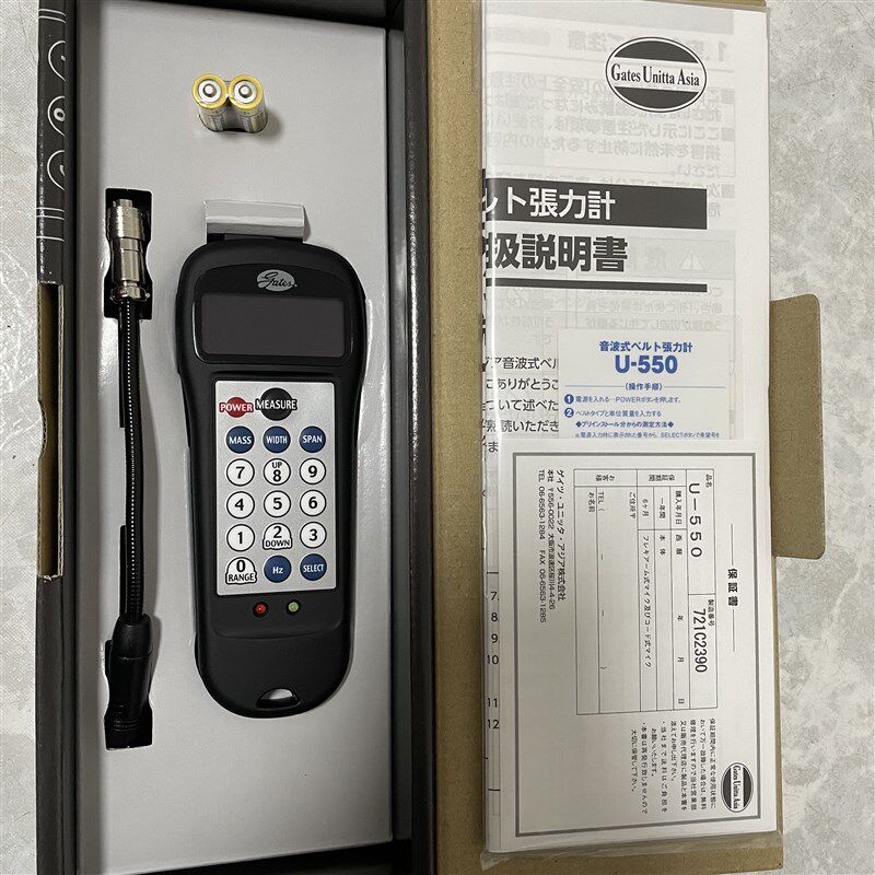 日本UNITTA音波式皮带张力计U-550替代U-508探头U 507