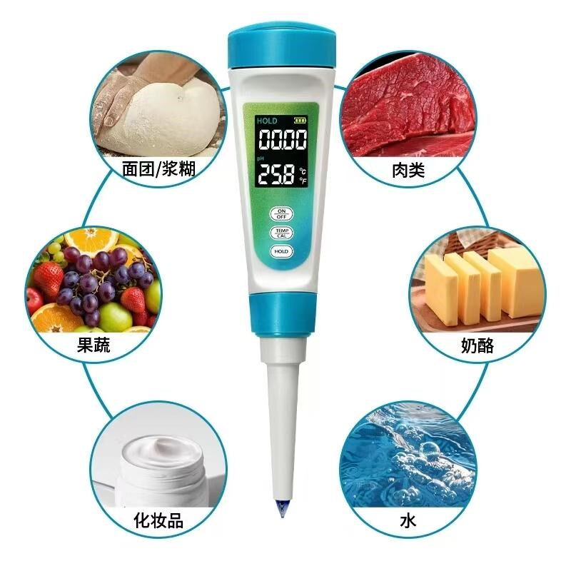 面团发面酸度f计ph老面酸碱度测试仪测碱笔食品水果奶酪面包酸度