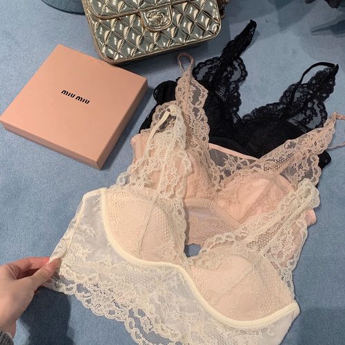 你的懒懒llan花边设计抹胸内衣