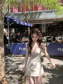 性感连衣裙女2026春夏新款 你 V领镂空修身 玉面小狐狸 懒懒llan