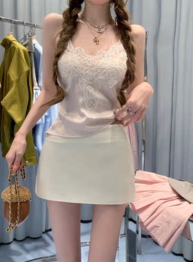 你的懒懒llan简约短款半裙