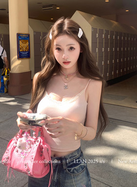 你的懒懒llan蕾丝内搭吊带背心