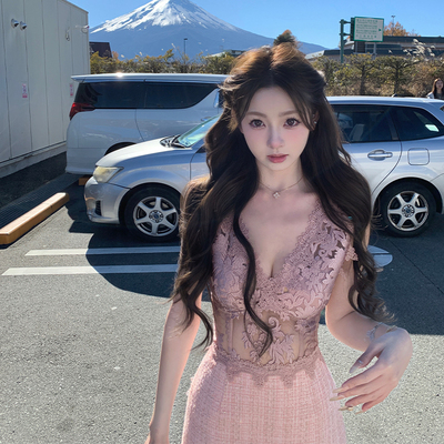 你的懒懒法式轻奢重工上衣蕾丝衫