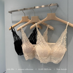 纯欲百搭性感高级小花边三色蕾丝内搭女 古董少女 你 懒懒llan