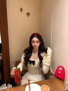 2色手工针织可脱袖 初雪 显瘦毛衣女秋冬 懒懒llan 你