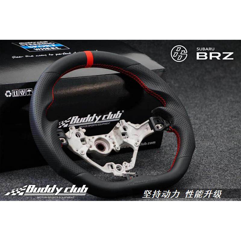 日本buddyclub改装赛车D字型方向盘碳纤适配十代思域BRZ86飞度gk5