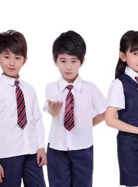2026新款演出服儿童职业体验服装银行职员制服老师服装职业正装