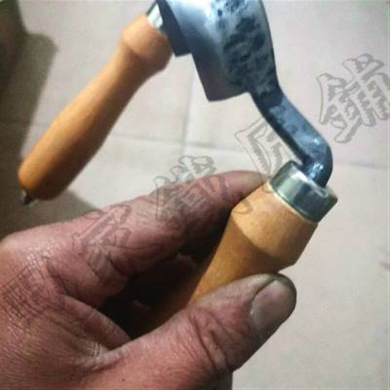 厂促田家打铁铺拉刀弧形刃拉刀木工刮刨根雕木雕工具内腔勺子拉品