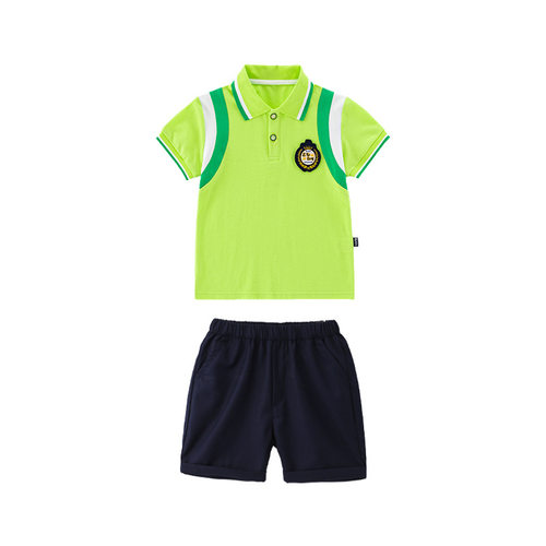 2026新款小学生校服春秋装班服三件套运动套装幼儿园园服夏季短袖