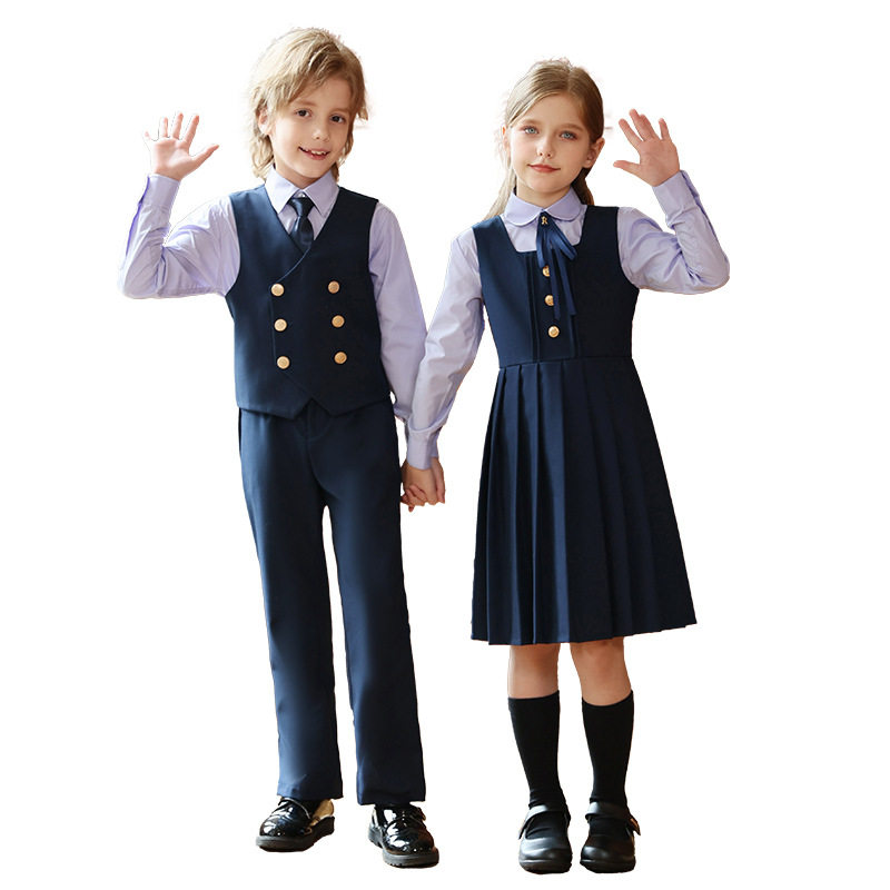 2026新款小学生校服套装秋新品英伦风儿童合唱演出服幼儿园园服连