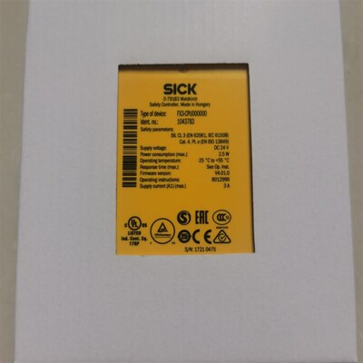 SICKFX3-CPU000000FX3-XTIO84002FX3-CPU130002FX3-CPU230002