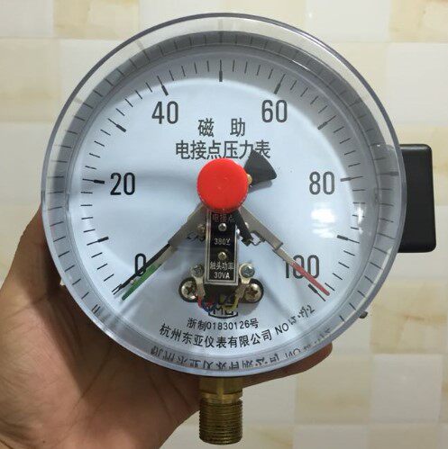 YXC-150磁助式电接点压力表100mpa 液压表 油压表杭州东亚仪表