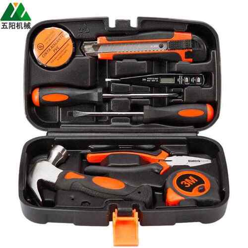 五阳微耕机工具箱农机安装工具螺丝刀锤子老虎钳卷尺家用工具组套