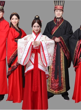 2026新款中式汉服婚服中国风嫁衣情侣装红色古装霸气古风男青年改