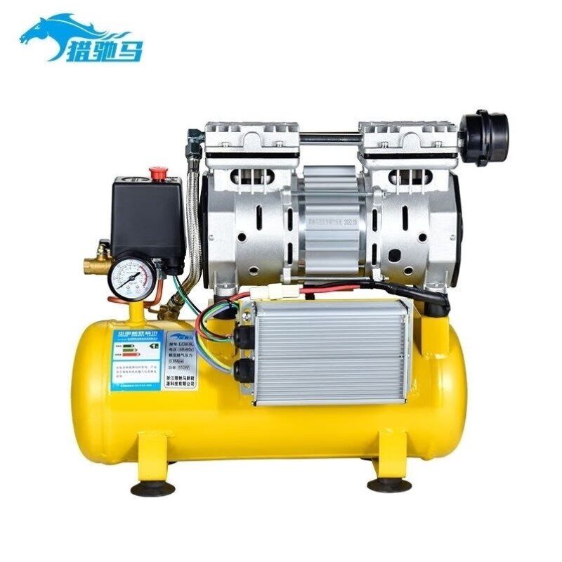 24v48v60v72v96v直流变频无油空压机,打气泵24v9升空压机