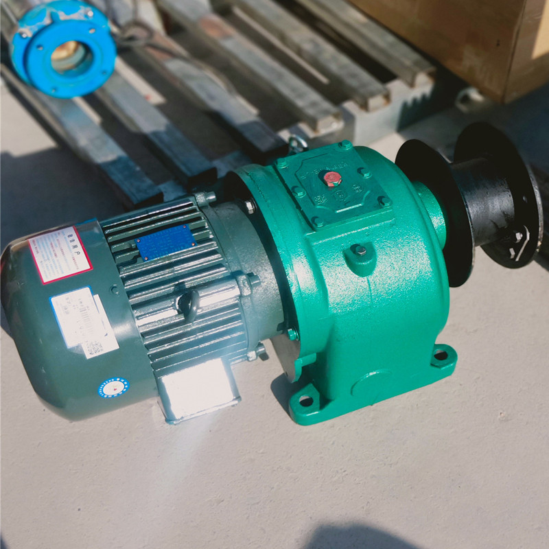 混凝土搅拌站JS500js750搅拌机卷扬机减速机55kw提升电机75kw
