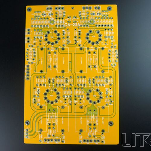 LITE 丽特 GA-31A 电子管唱头放大MC/MM PCB 空板 6DJ8电子管放大