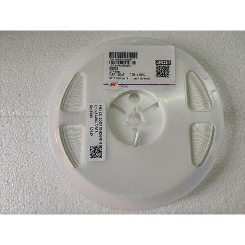 贴片电容 1206B104K500NT 1206 X7R 100nF (104) 50V 10% 0.1UF