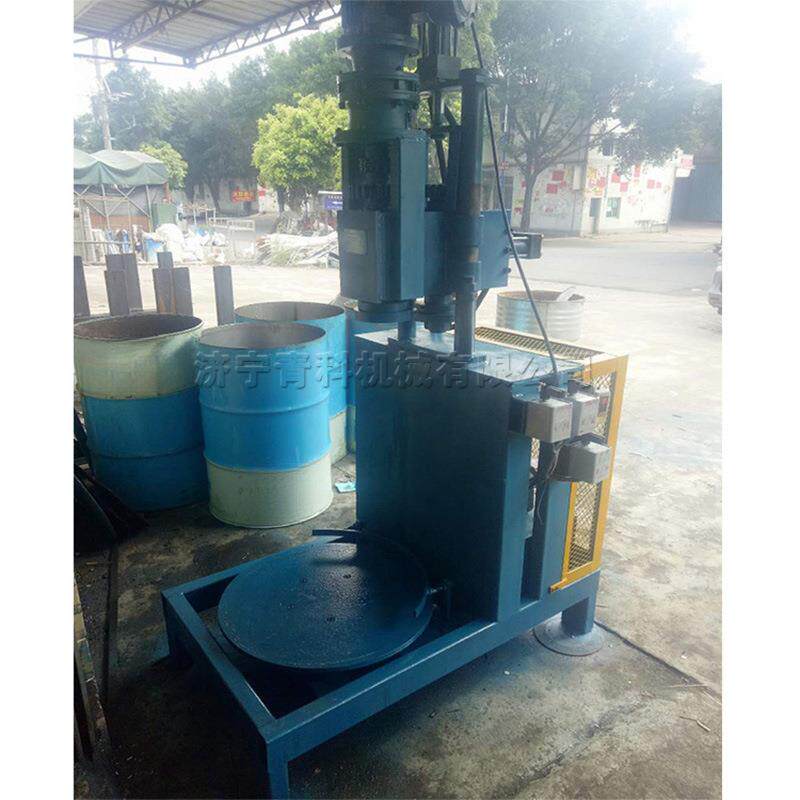 200L油漆桶开盖机 盛料油桶立式液压切桶机 废旧油桶切盖开桶机