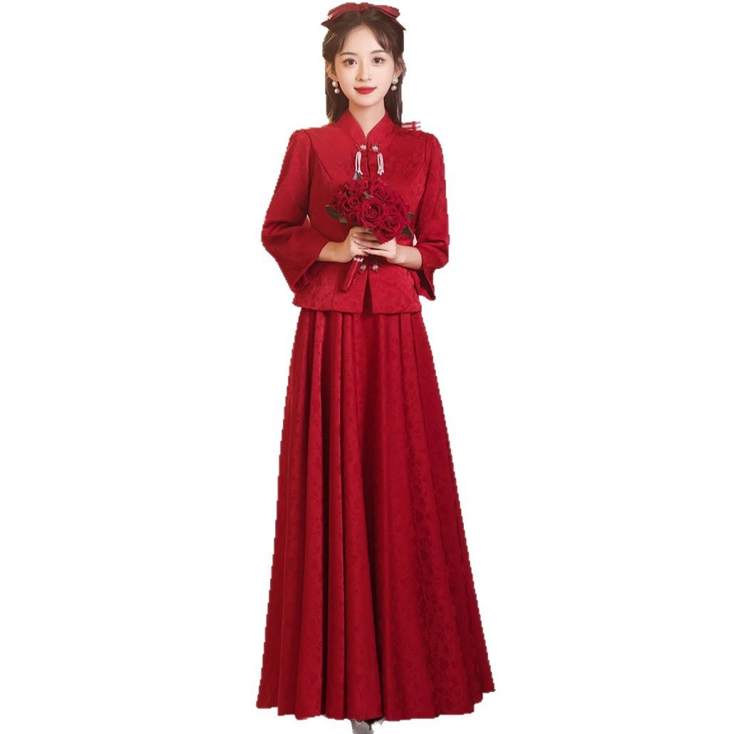 2026新款新中式敬酒服新娘长礼服/晚装