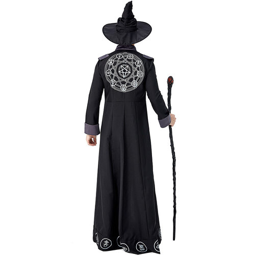 2026新款万圣节服装亚马逊新品长袍魔法师巫师舞台表演服女巫