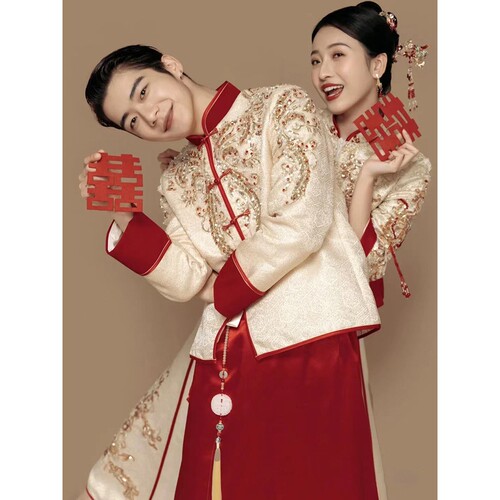 2026新款秀禾服新娘婚服结婚中式嫁衣出阁服春夏秀和服小个子大码
