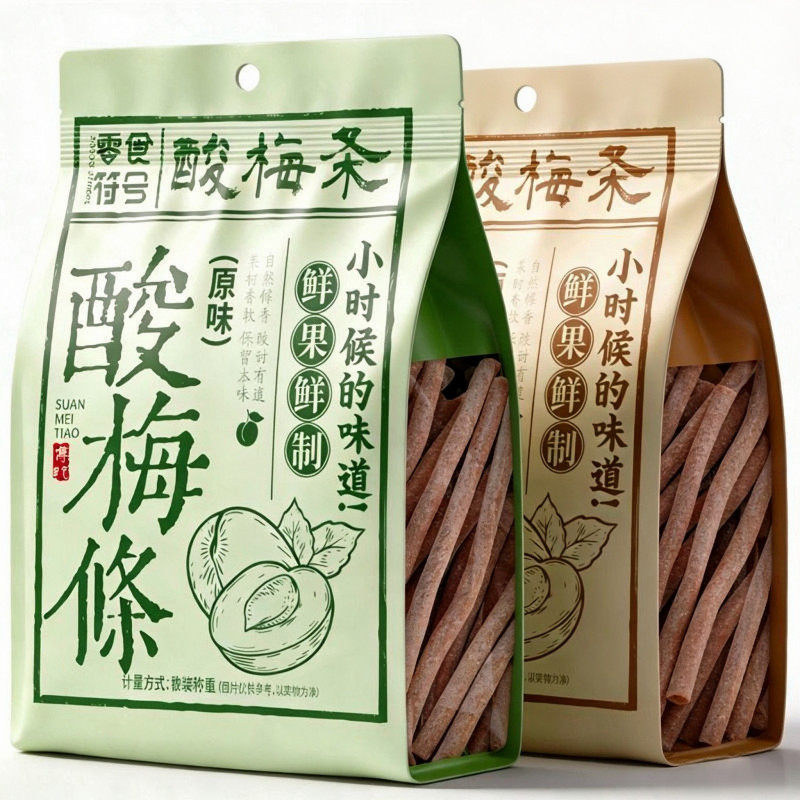 原味酸梅条青梅条无核陈皮梅条酸甜开胃解馋孕妇营养年货梅子零食